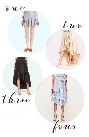 RUFFLE WRAP SKIRTS // CURRENT FAVE - Atlantic-Pacific
