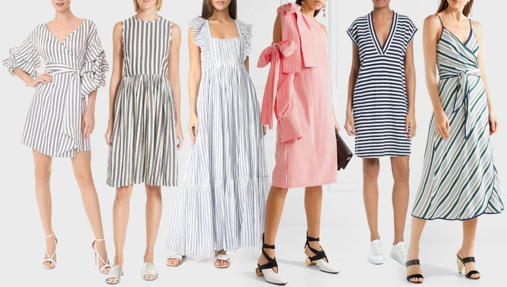 Under $500 striped dresses