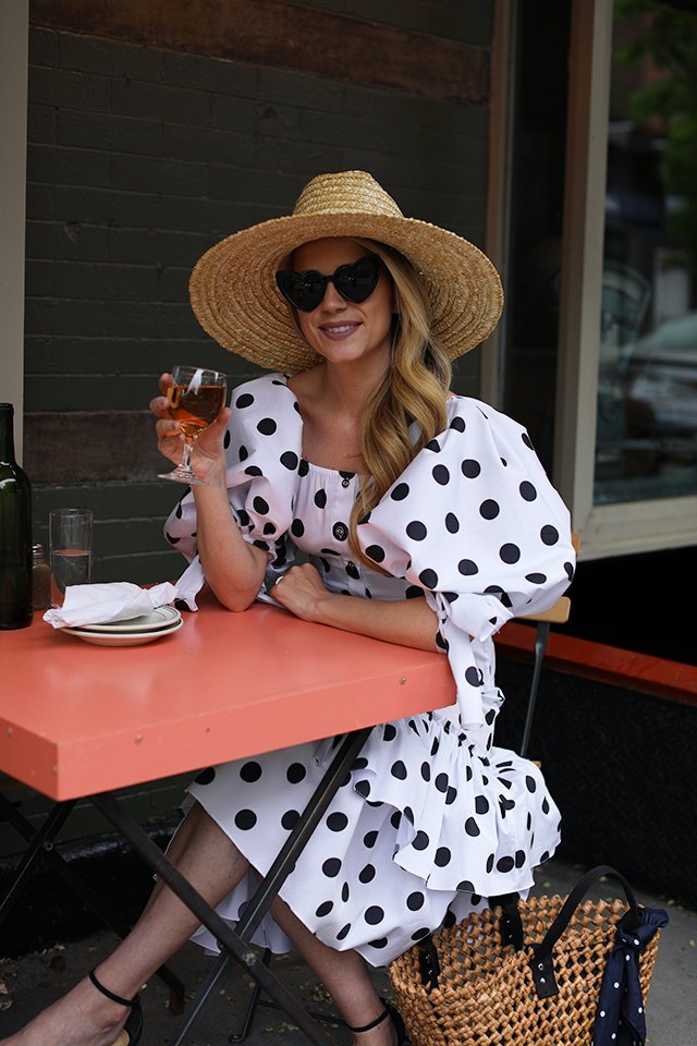 How to style polka dots // The best dot print dresses for spring