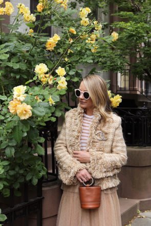 How to wear tweed for spring and my favorite place to buy designer goods for less