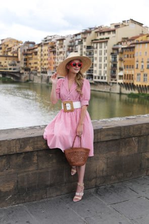 Seersucker dress in Florence 