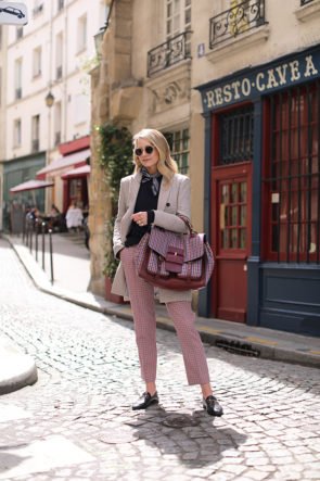 Plaid in Paris // My favorite blazer brand