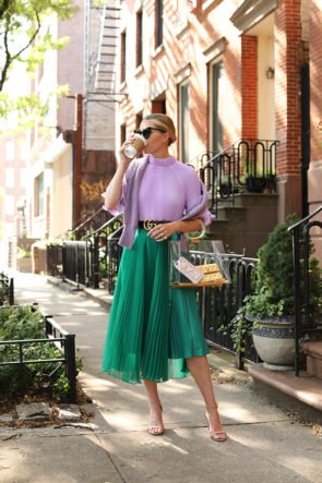 green and lilac for summer