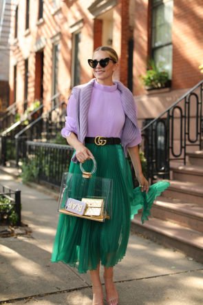 green and lilac for summer