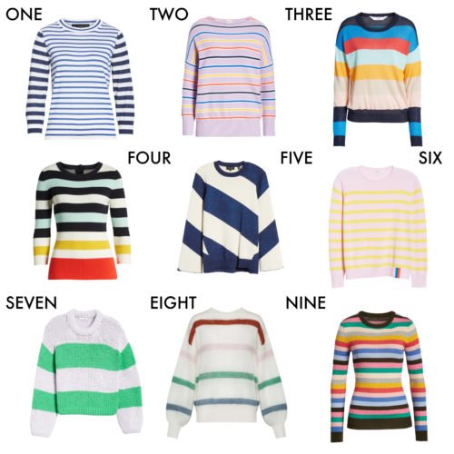 SPRING STRIPED SWEATERS // NEW PICKS - Atlantic-Pacific