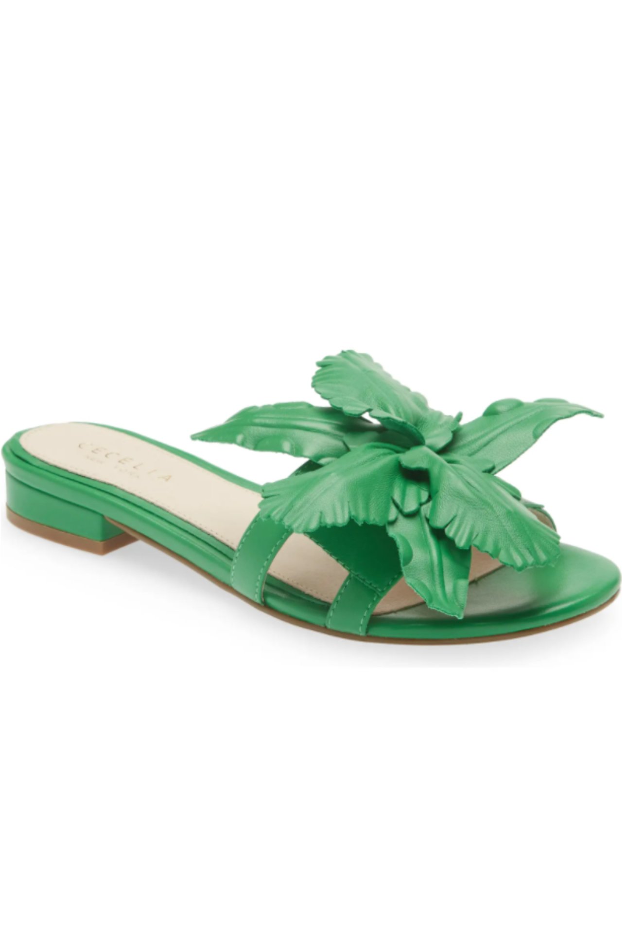 green sandals