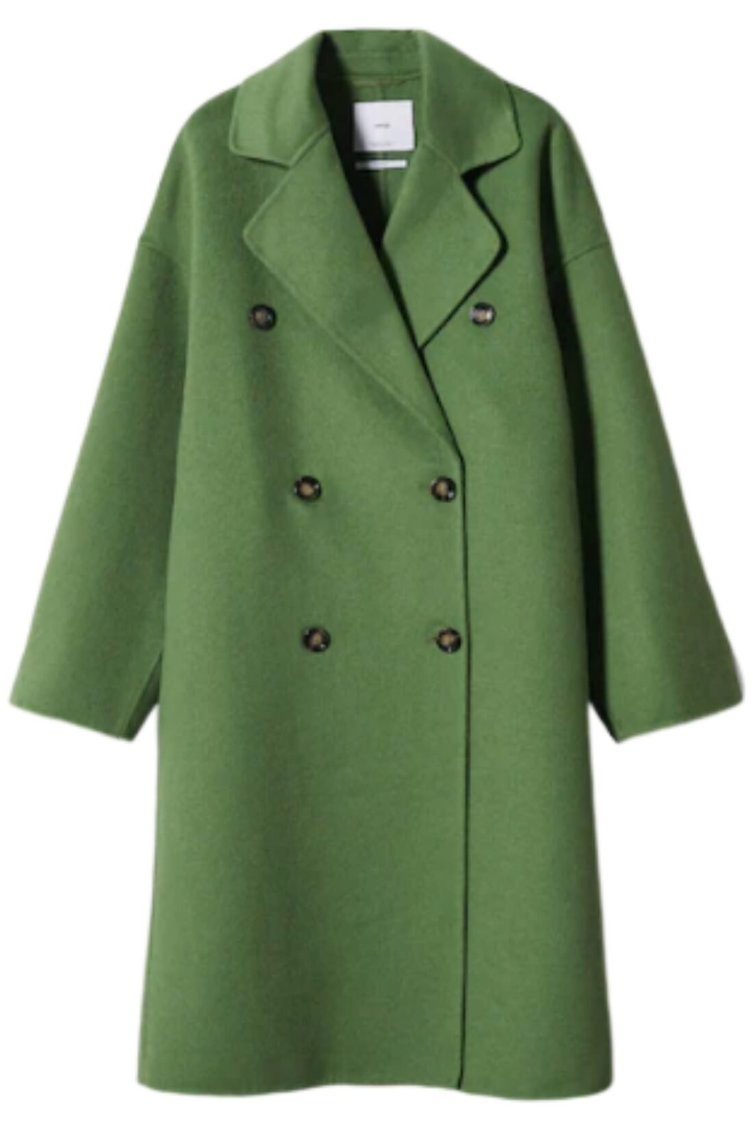 Green Oversized Wool Coat
