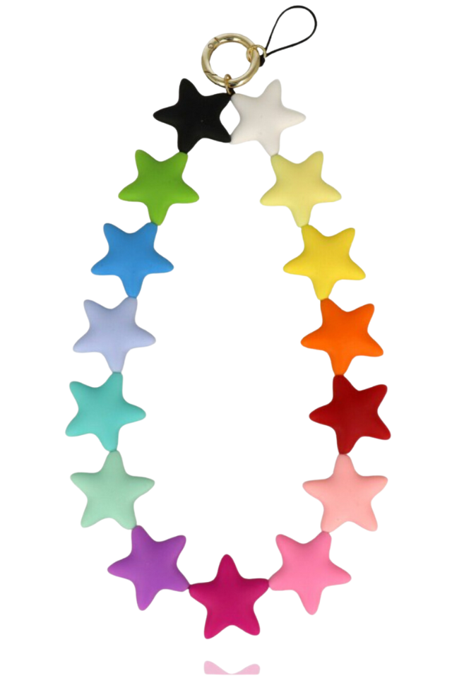 colorful star necklace