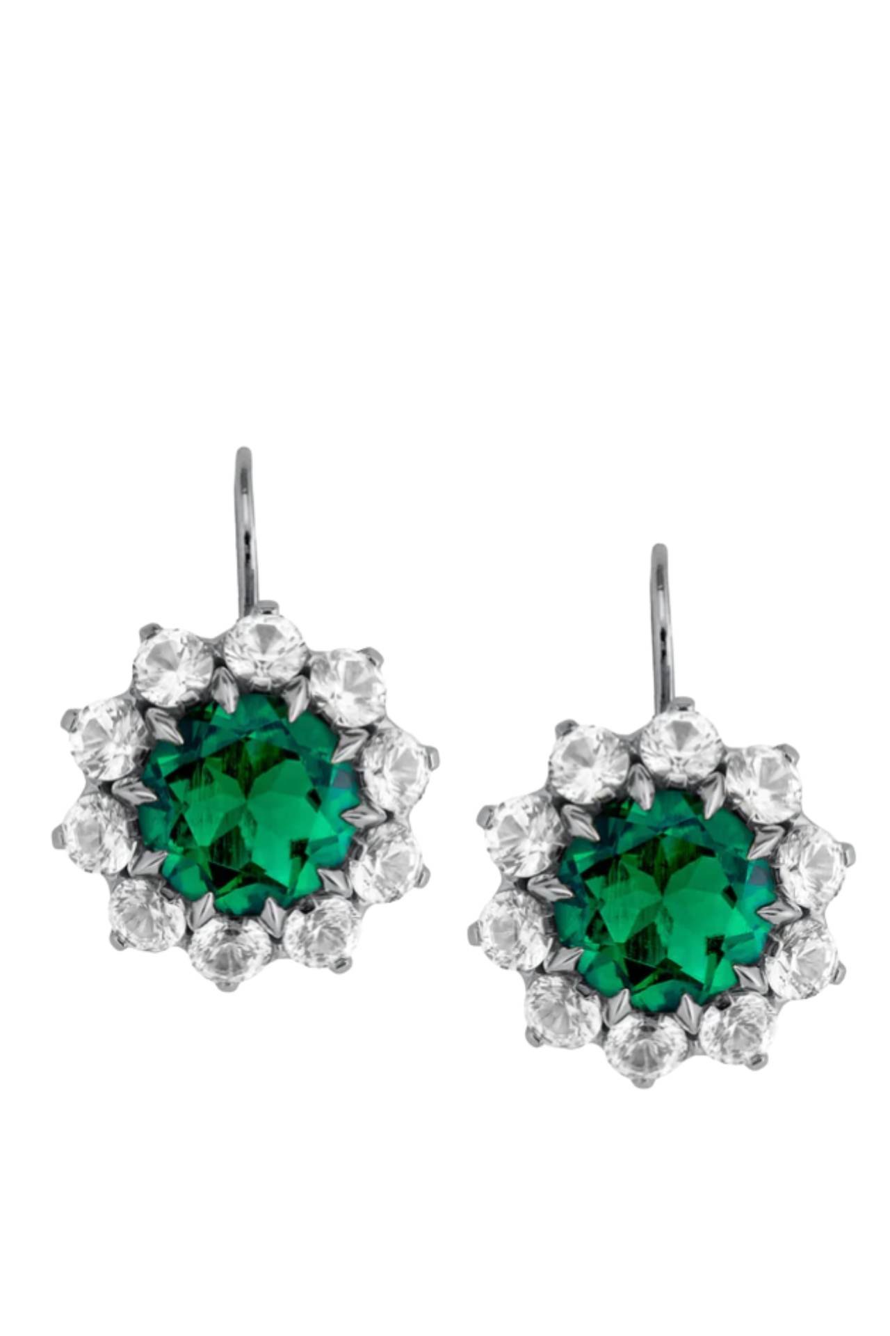 dorsey gwen emerald earrings