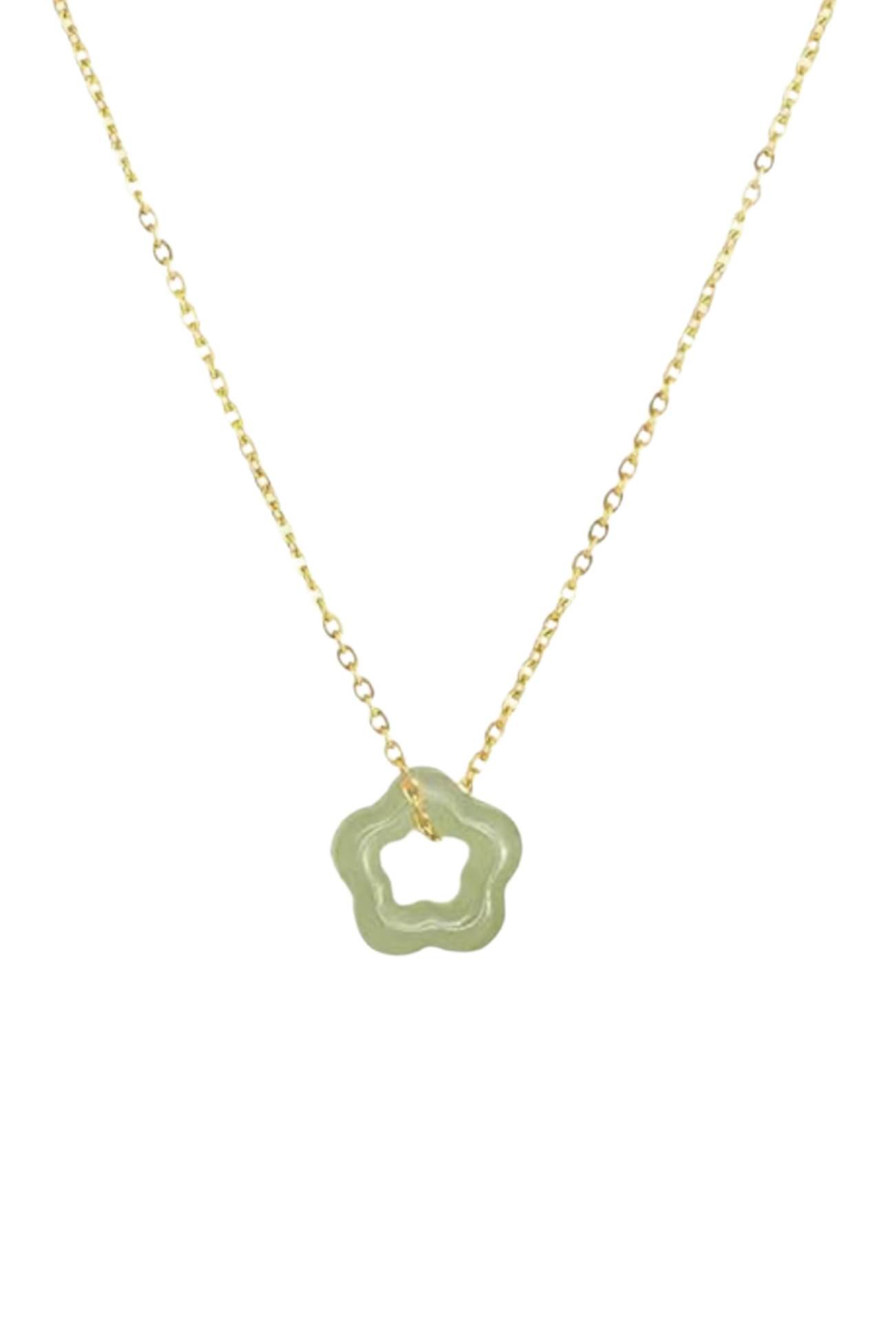 jade crystal pendant necklace